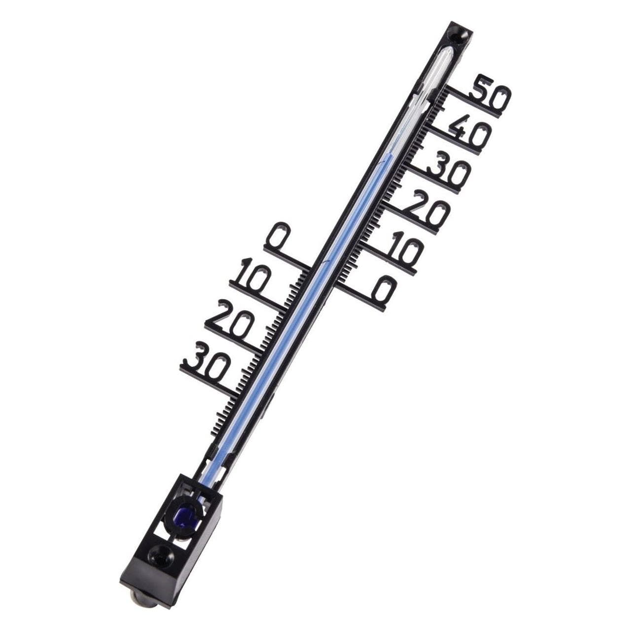 Hama Indoor/outdoor thermometer, Thermometers + Hygrometers, Black