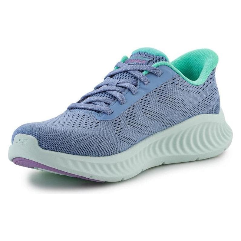 Skechers, Vrouwen, Sneakers, Khloes Walk Now Schuhe, Blauw, Groen, (39.5)