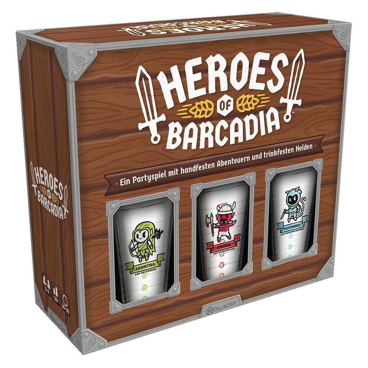 Asmodée Heroes of Barcadia DE (Duits, 2 - 6 Spelers)