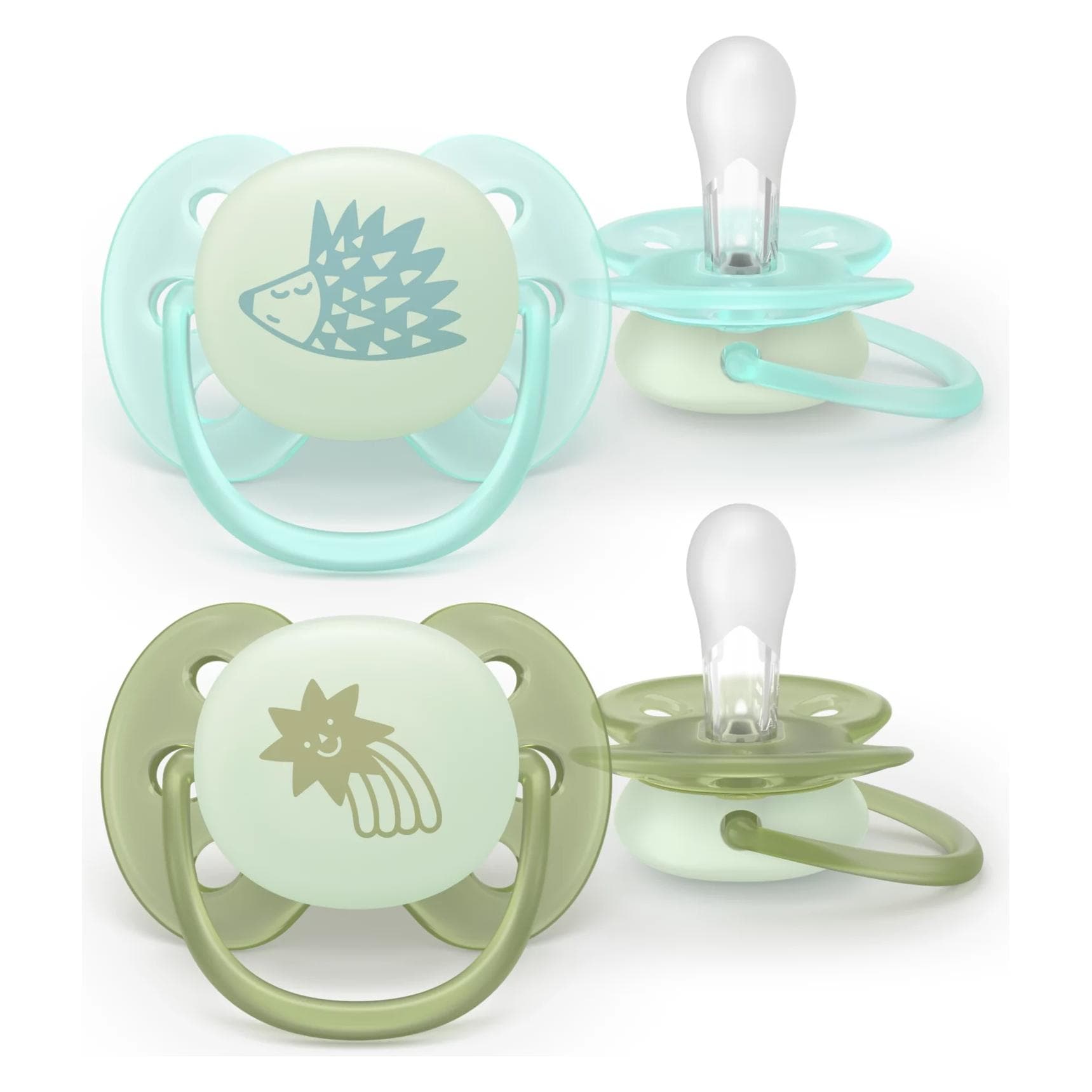 Philips Avent, Nuggi, Ultrazacht (2x, 0 - 6 Maanden)