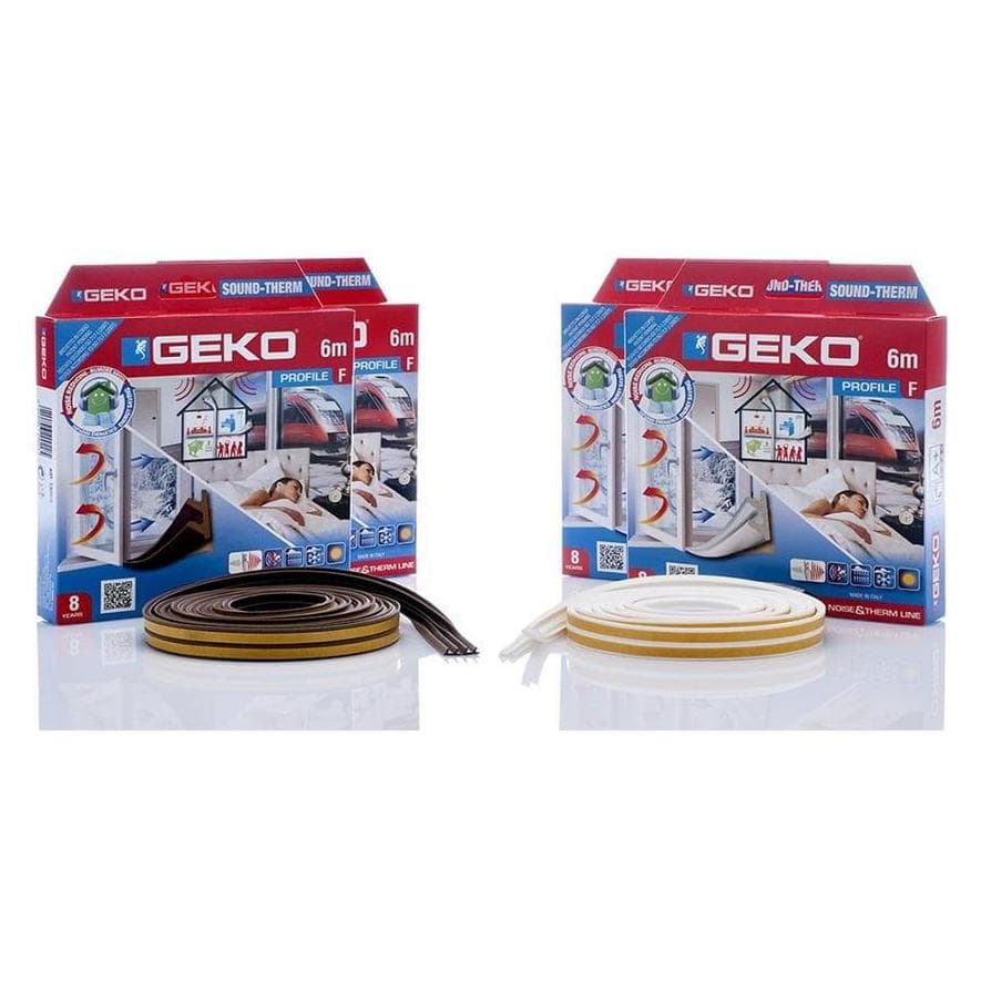 GEKO, Plakband, Geluid-Therm Profiel-F 9x4,5 6 Mt