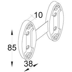 Servetto, Meubilair, Afstandsplaten ZELF SYSTEEM (1 Pcs.)