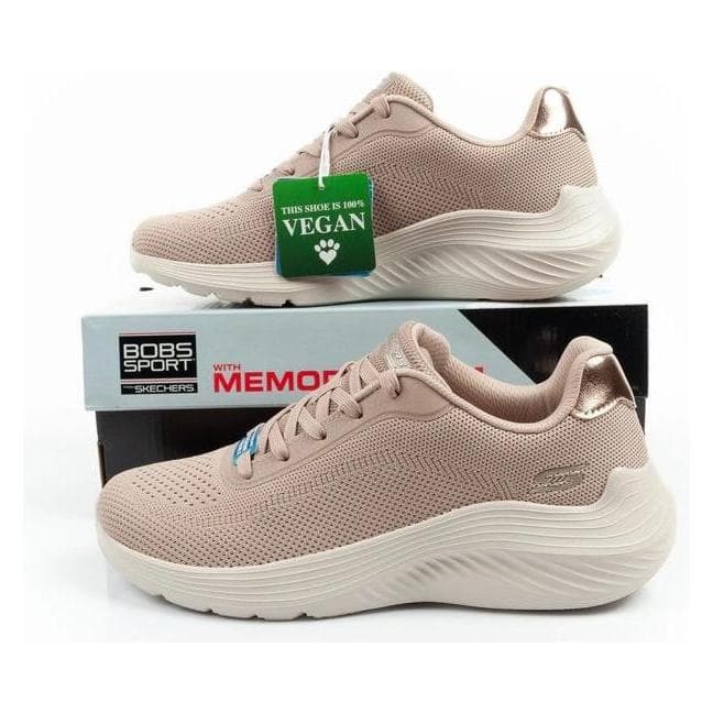 Skechers, Vrouwen, Sneakers, women's sports shoes Bobs Squad Waves beige light fashionable, Beige, (37)