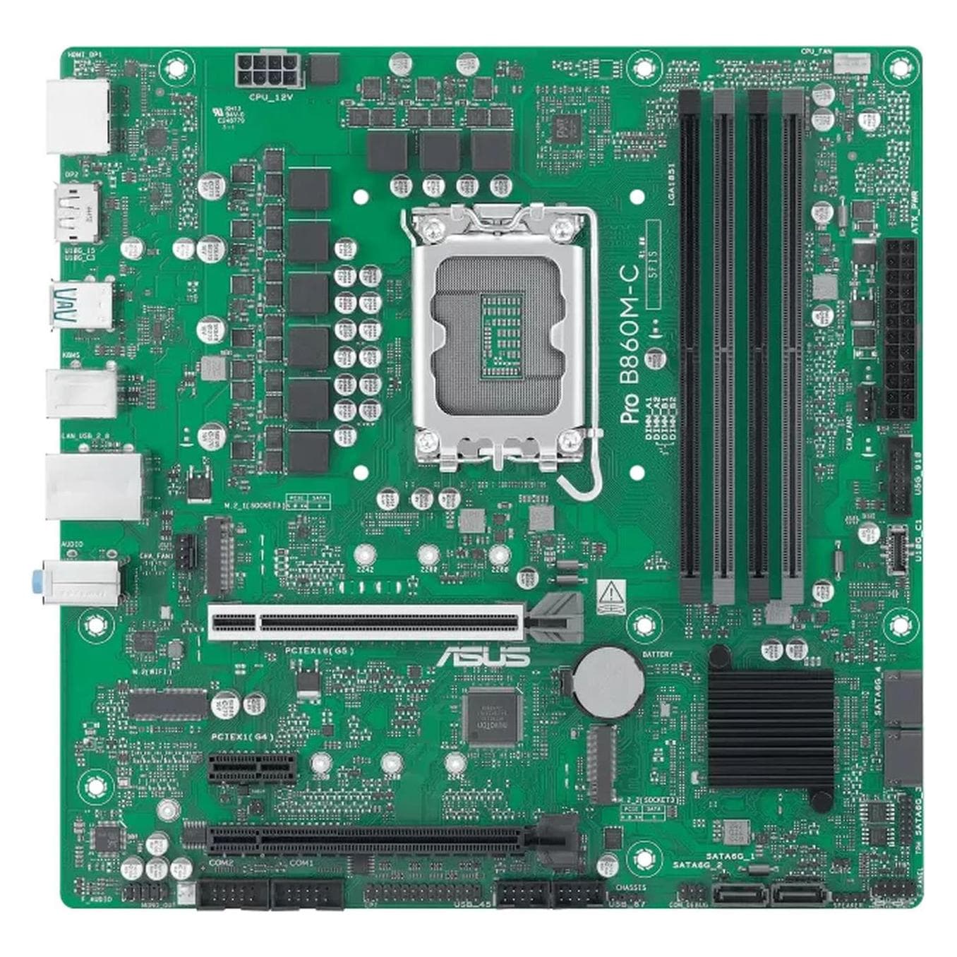 ASUS Pro B860M-C-CSM (LGA 1851, Socket S1, Intel B860, mATX), Moederbord
