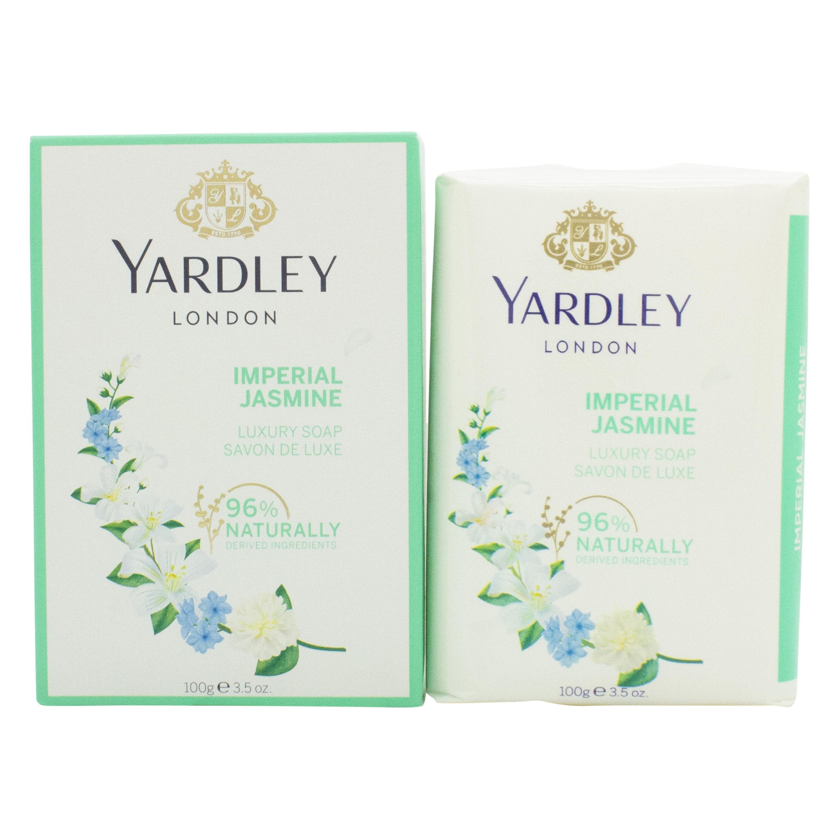 Yardley, Handseife, Soaps by London Imperial Jasmin Luxury Soap 104 ml (Flüssigseife, 104 ml)