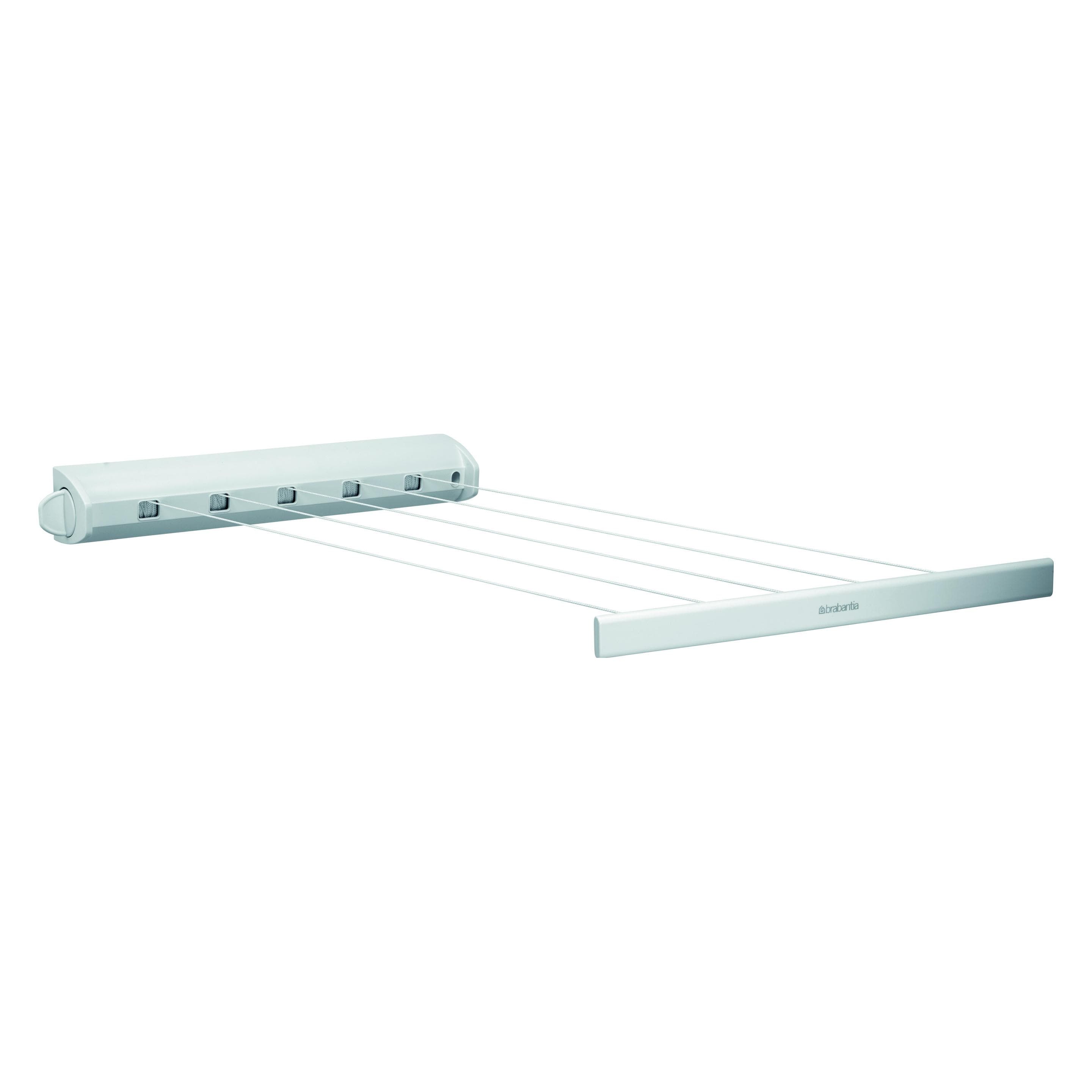 Brabantia Uittrekbare waslijnen, Wasrek, Wit