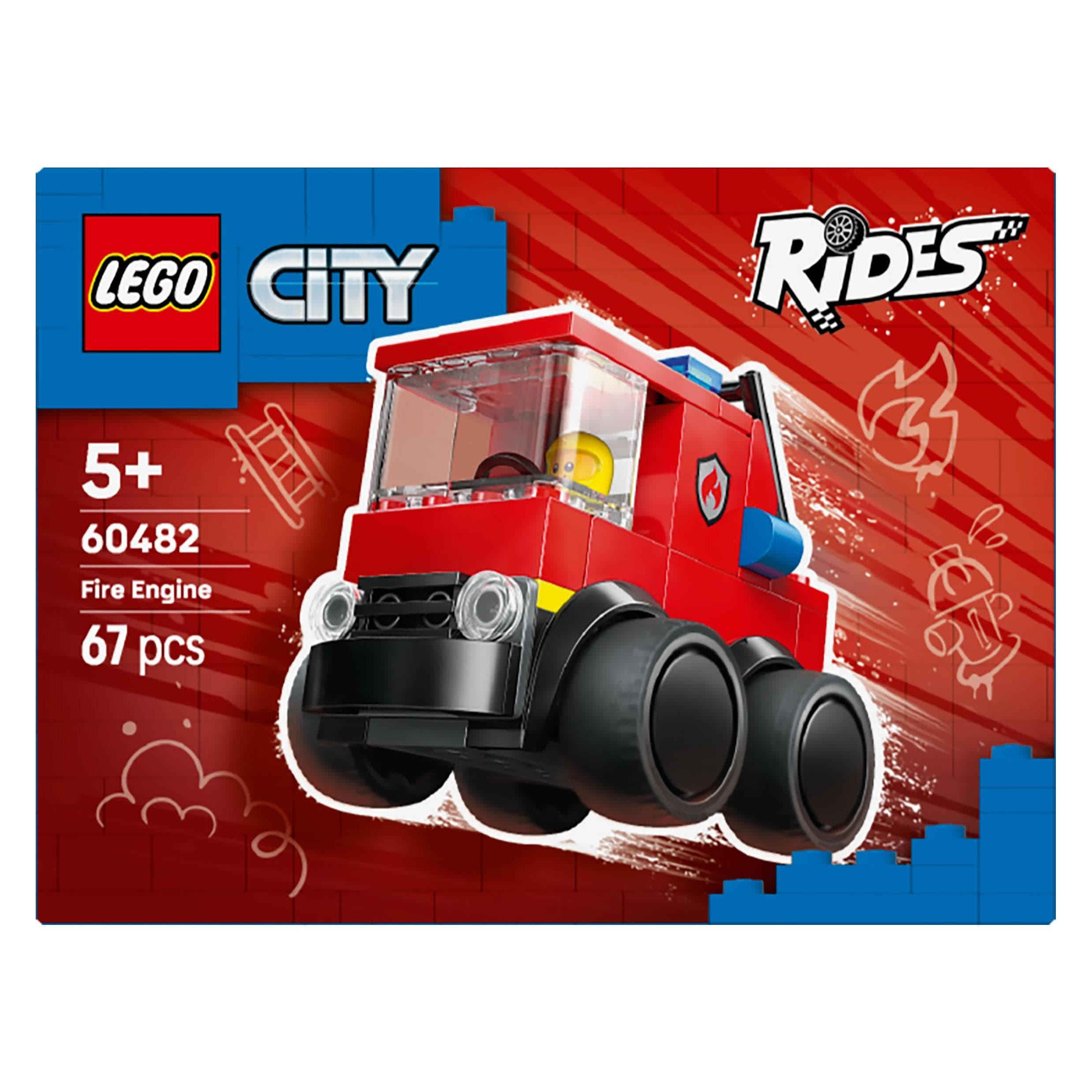 LEGO Coole Flitzer – Löschauto (60482, LEGO Stad)