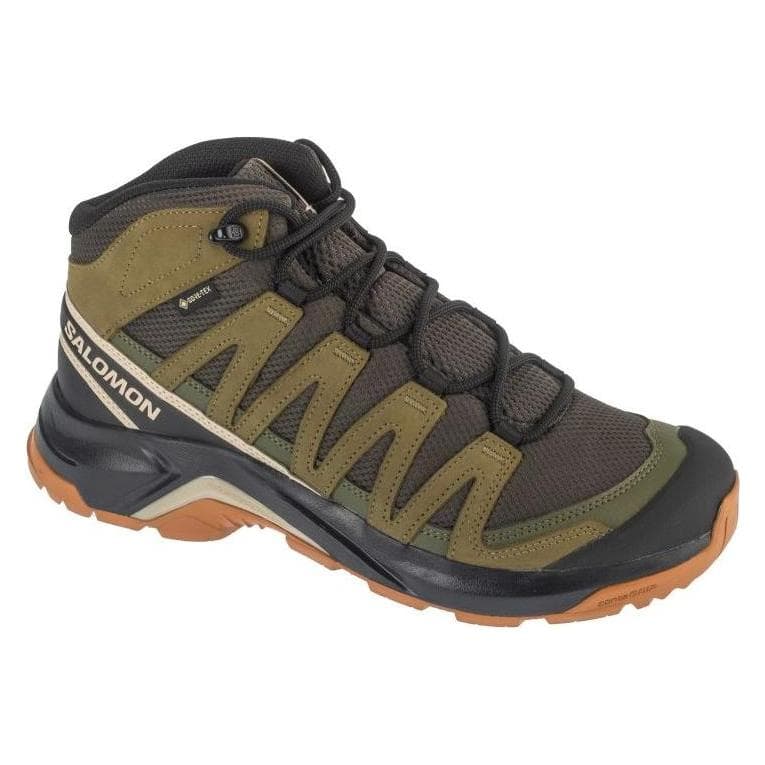 Salomon, Mannen, Hardloopschoenen, X-Adventure Recon Mid GTX Grün (41 1/3), Groen