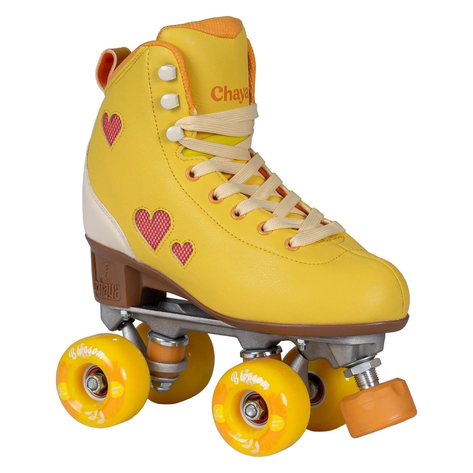 Powerslide, Unisex, Rolschaatsen, Quad-skates (37), Geel