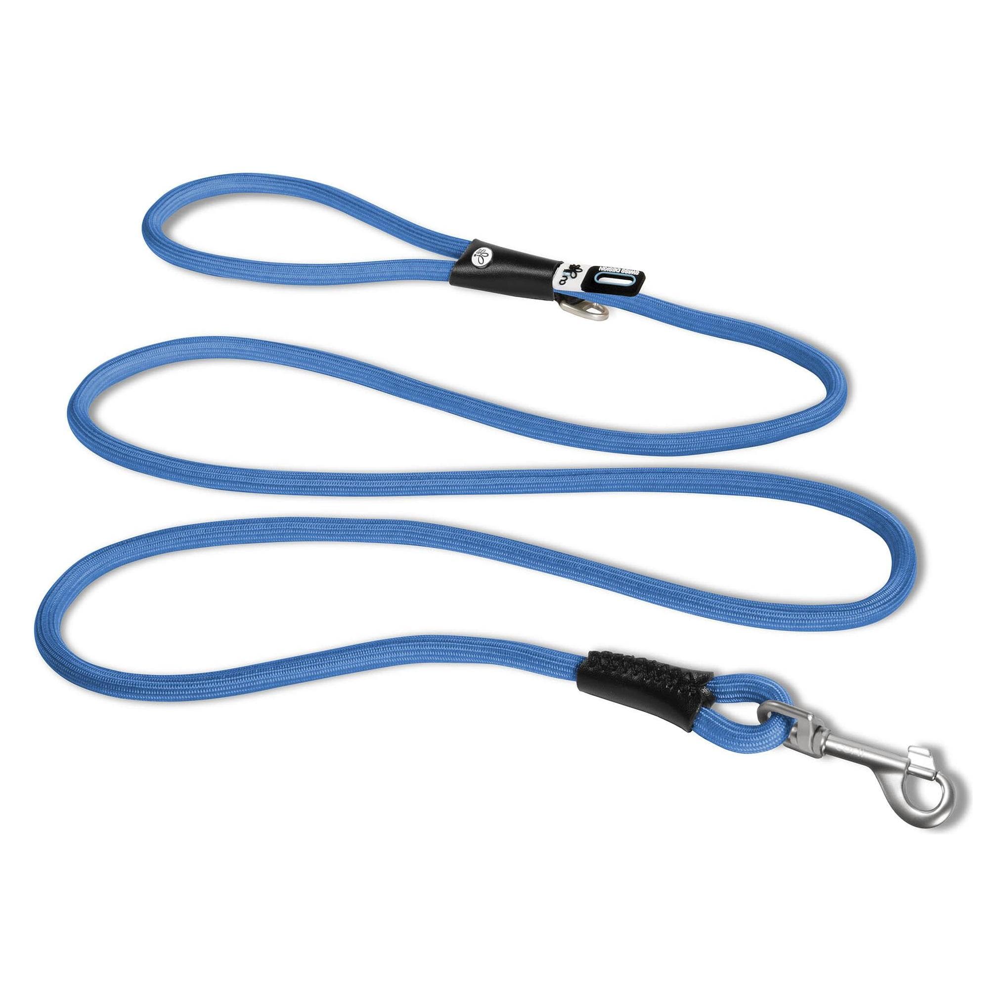 Curli Stretch Comfort Leiband Blauw L (L, Hond, Hondensport, Loop), Kraag + Leiband