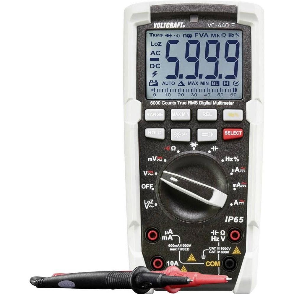 Voltcraft, Multimeter, VC440 Multimeter (CAT III 1000V, CAT IV 600V)