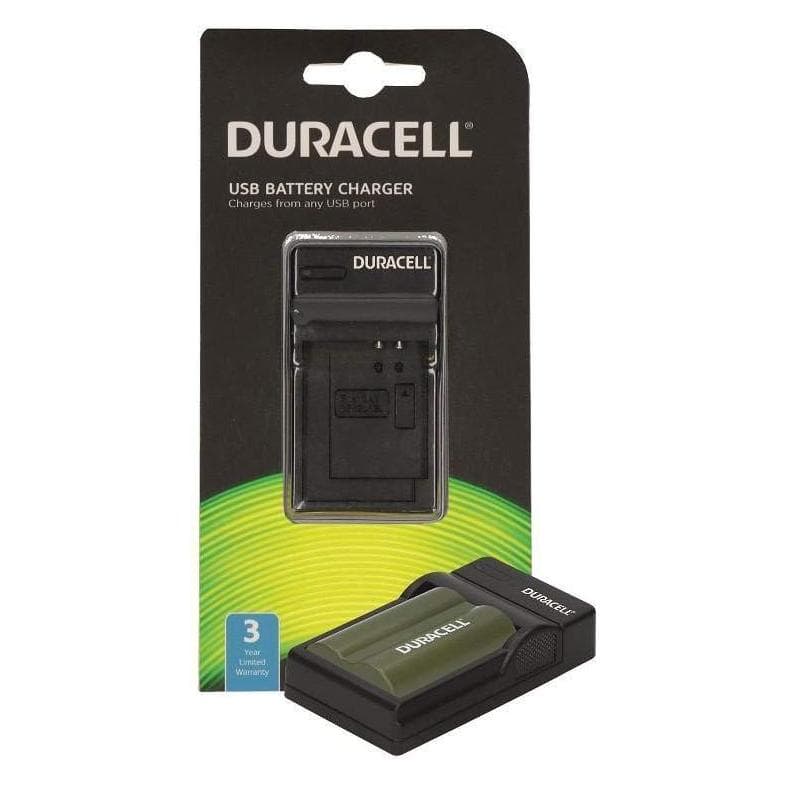 Duracell Lader met USB-kabel voor DRC511/BP-511 (Batterijlader voor camera), Stroomvoorziening voor de camera, Zwart