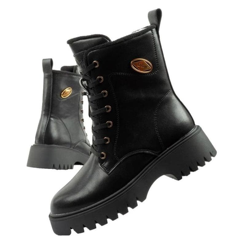 Lee Cooper, Vrouwen, Laarzen, Damen-Lederstiefeletten mit Isolierung, Zwart, (39)