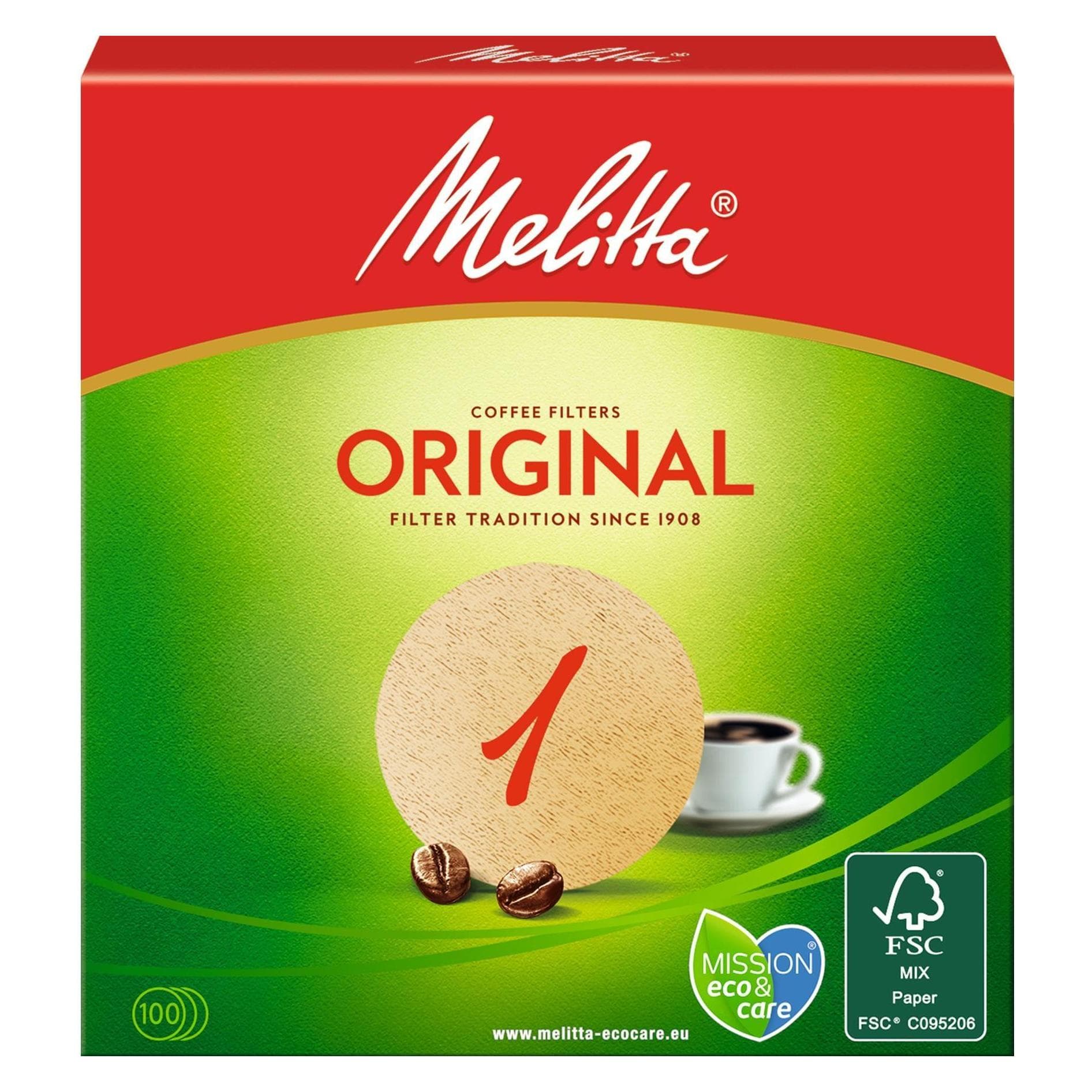 10x Melitta Origineel 1, Accessoires voor koffiezetapparaten, Bruin