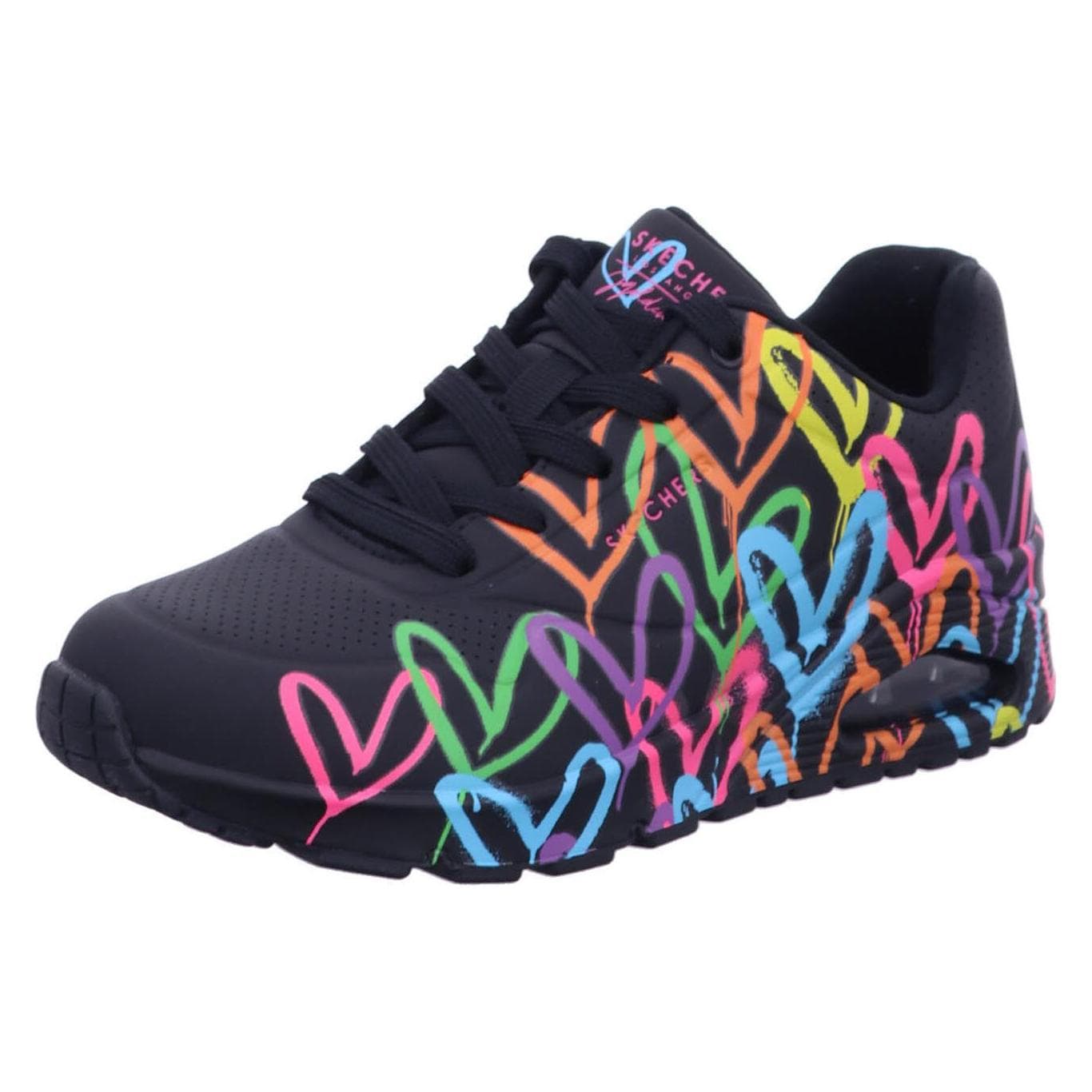 Skechers, Vrouwen, Sneakers, Sneaker UNO - HIGHLIGHT LOVE, Zwart, (36)