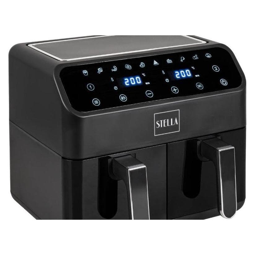 Stella Frytkownica beztłuszczowa STAF 2000-8D-C dual, Friteuse, Zwart
