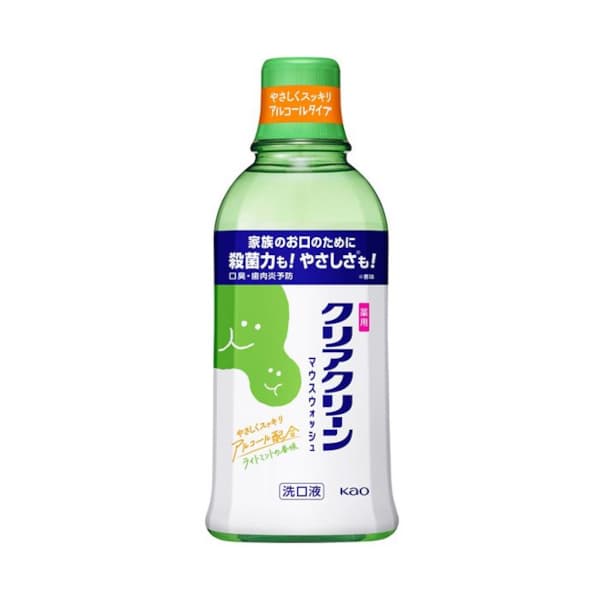 Kao - Clear Clean Mouthwash - 600ml - Light Mint Flavor
