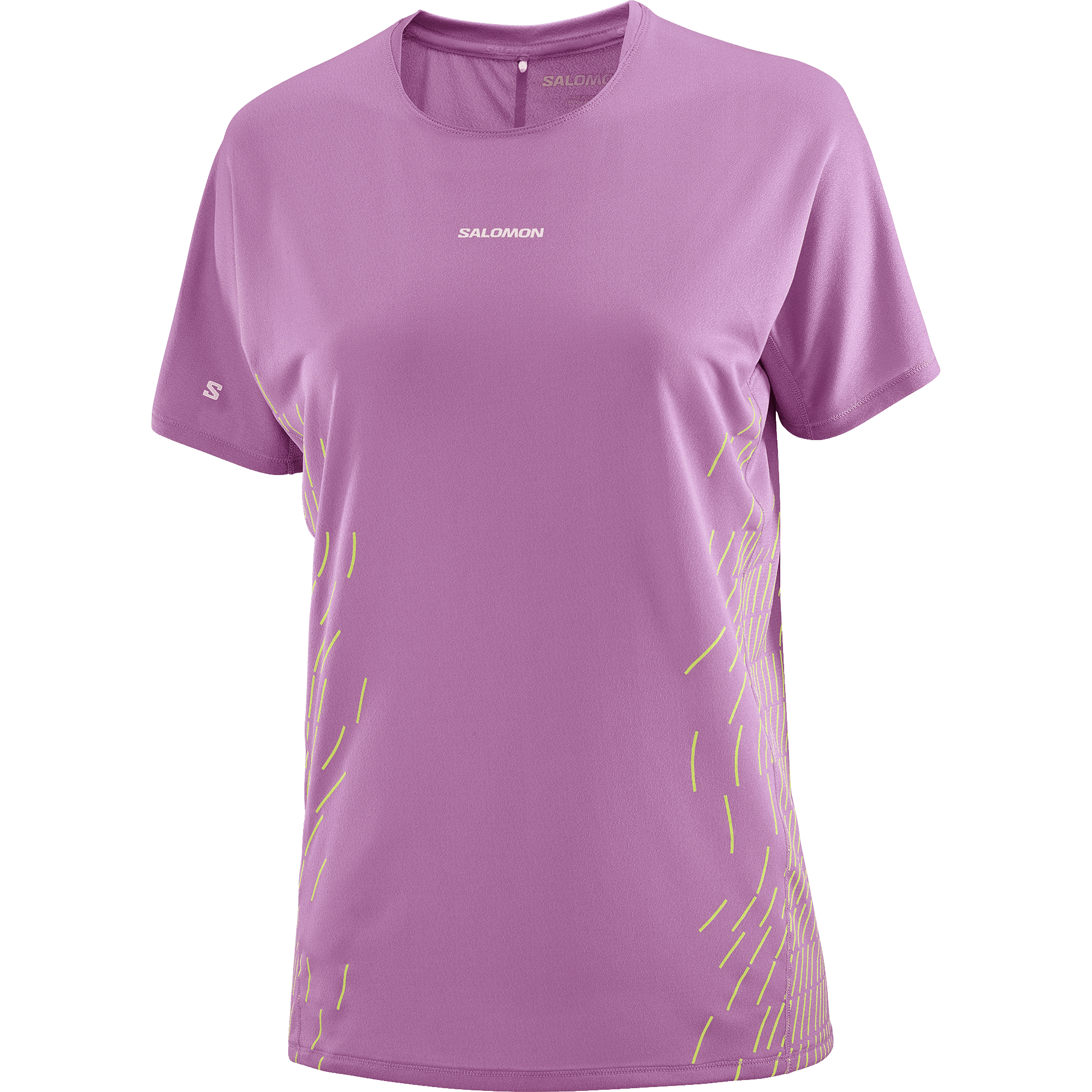 Salomon Sense aero ss tee gfx dames - ROZE - Dames