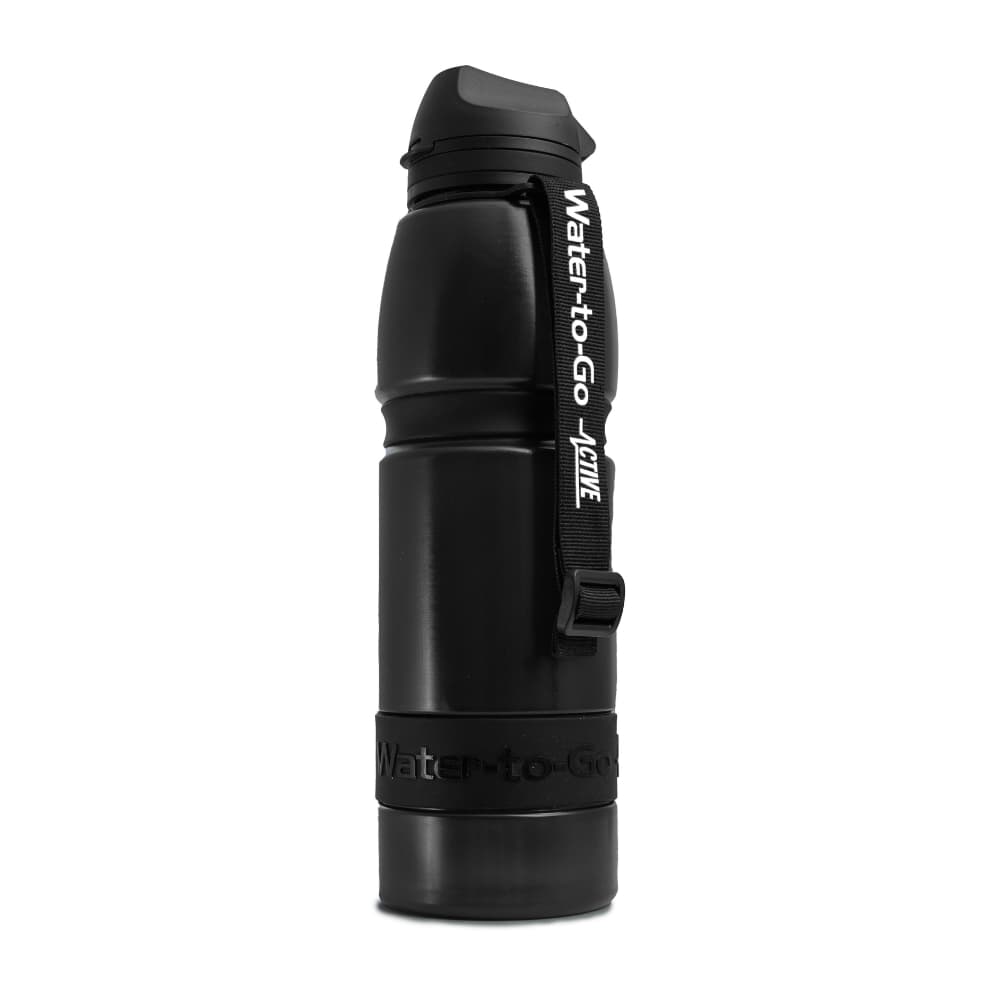 Neue Active 100 - Trinkflasche 1.0 Liter mit Filter in Jet-black