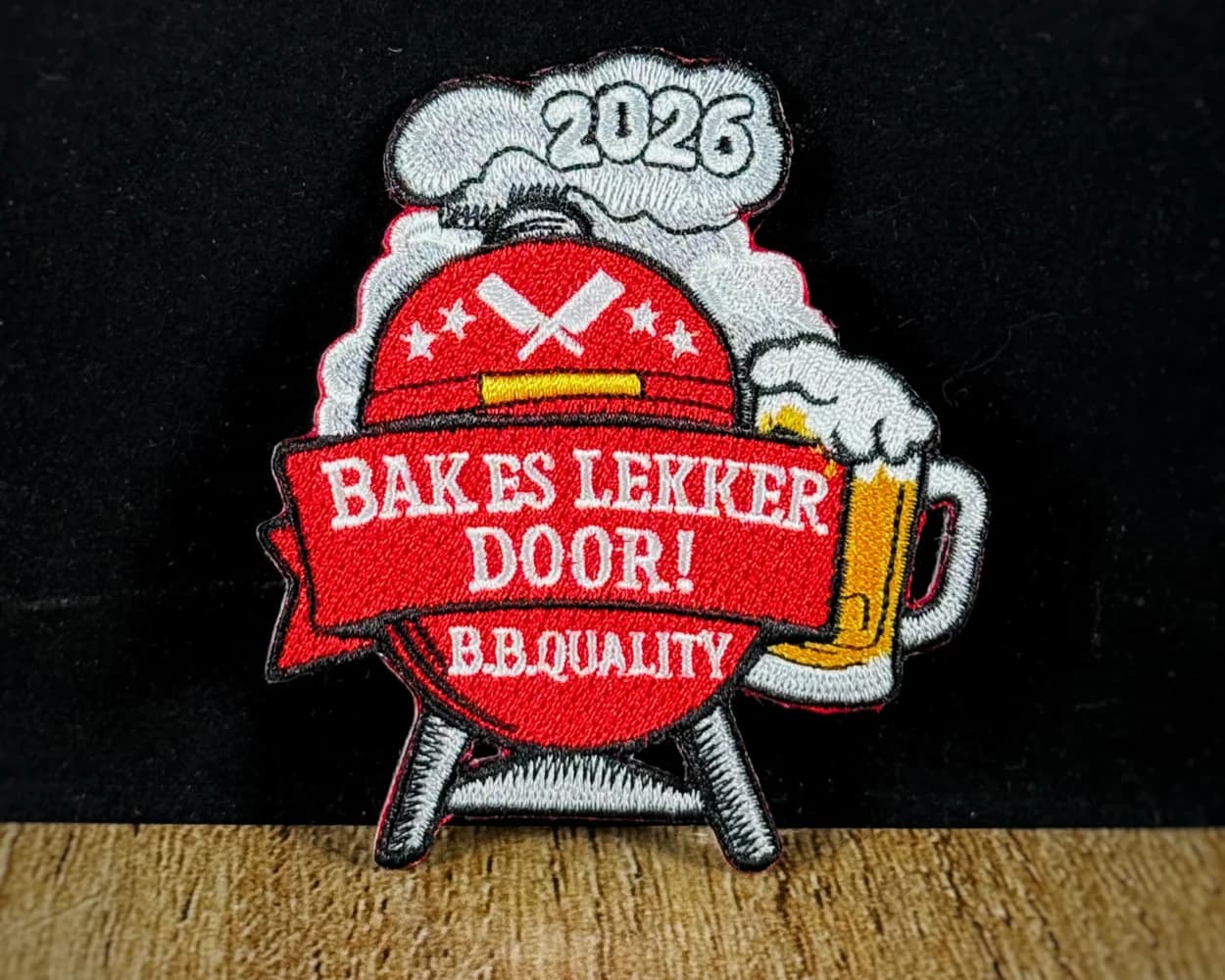 BBQuality carnaval patch (embleem) 2026 – Bak es Lekker Door!