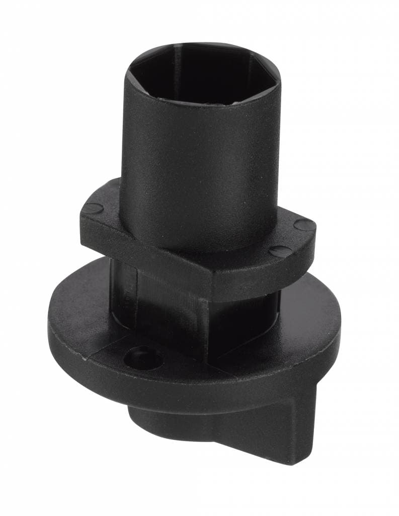 XTAK 142 M2 schroef inzetnippel rail - Zwart