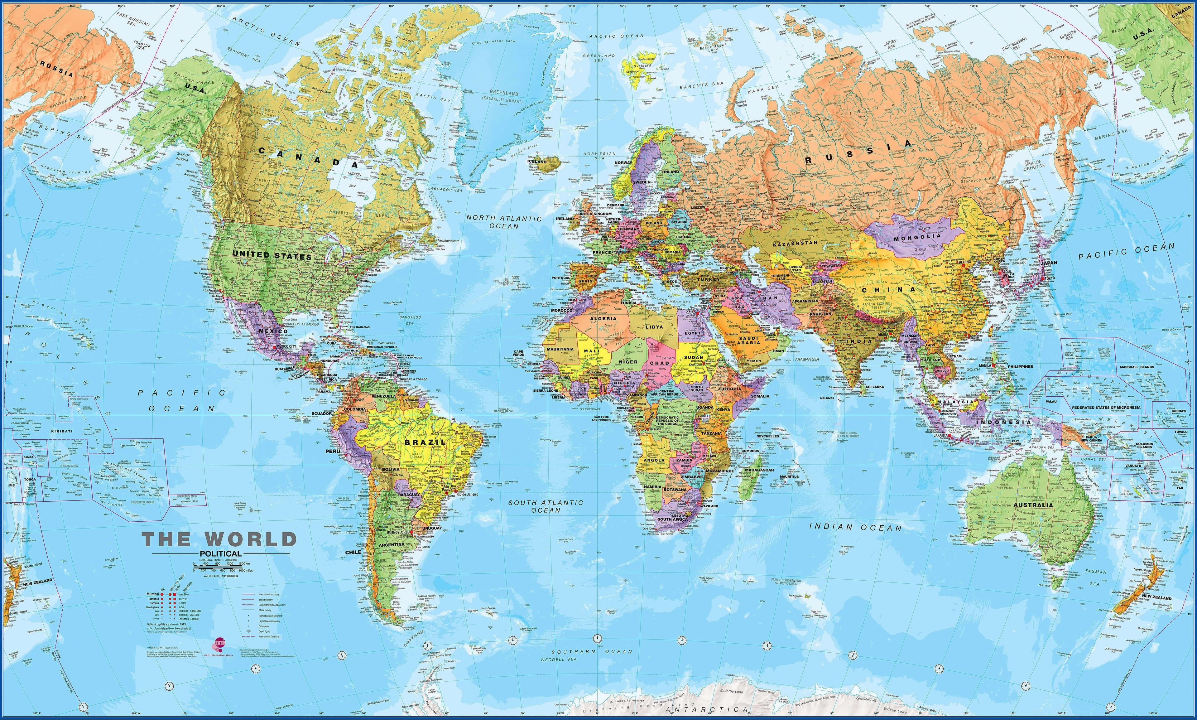 Magneetbord politiek, 101 x 59 cm | Maps International