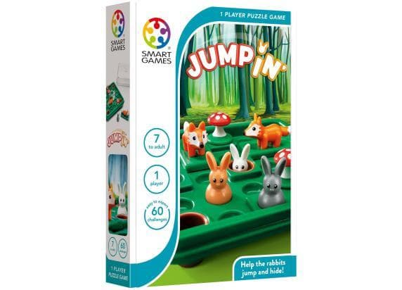 Smart SmartGames - Jump In' - compact denkspel - 60 opdrachten Bordspellen