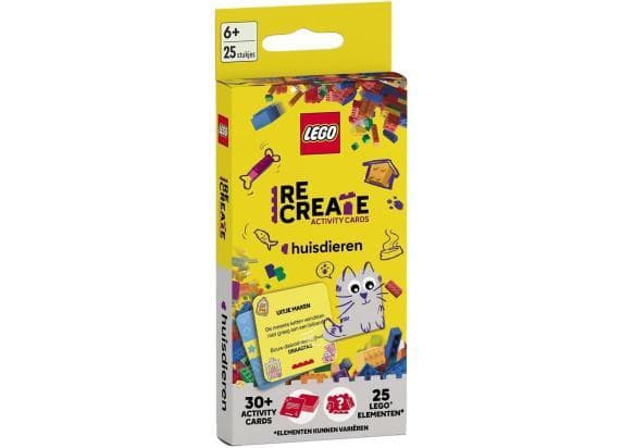 LEGO ReCreate Activity Cards Huisdieren Voorleesboeken Bordspellen