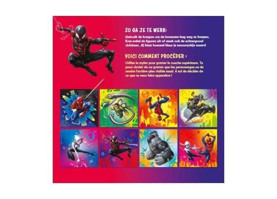 Marvel Spider-Man Kraskaarten Vriendenboekjes Knutselen