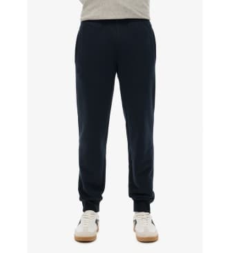 Superdryvoor mannen. M7011323A Joggerbroek met marine Essential-logo (XXL), Casual, Katoen, Marineblauw