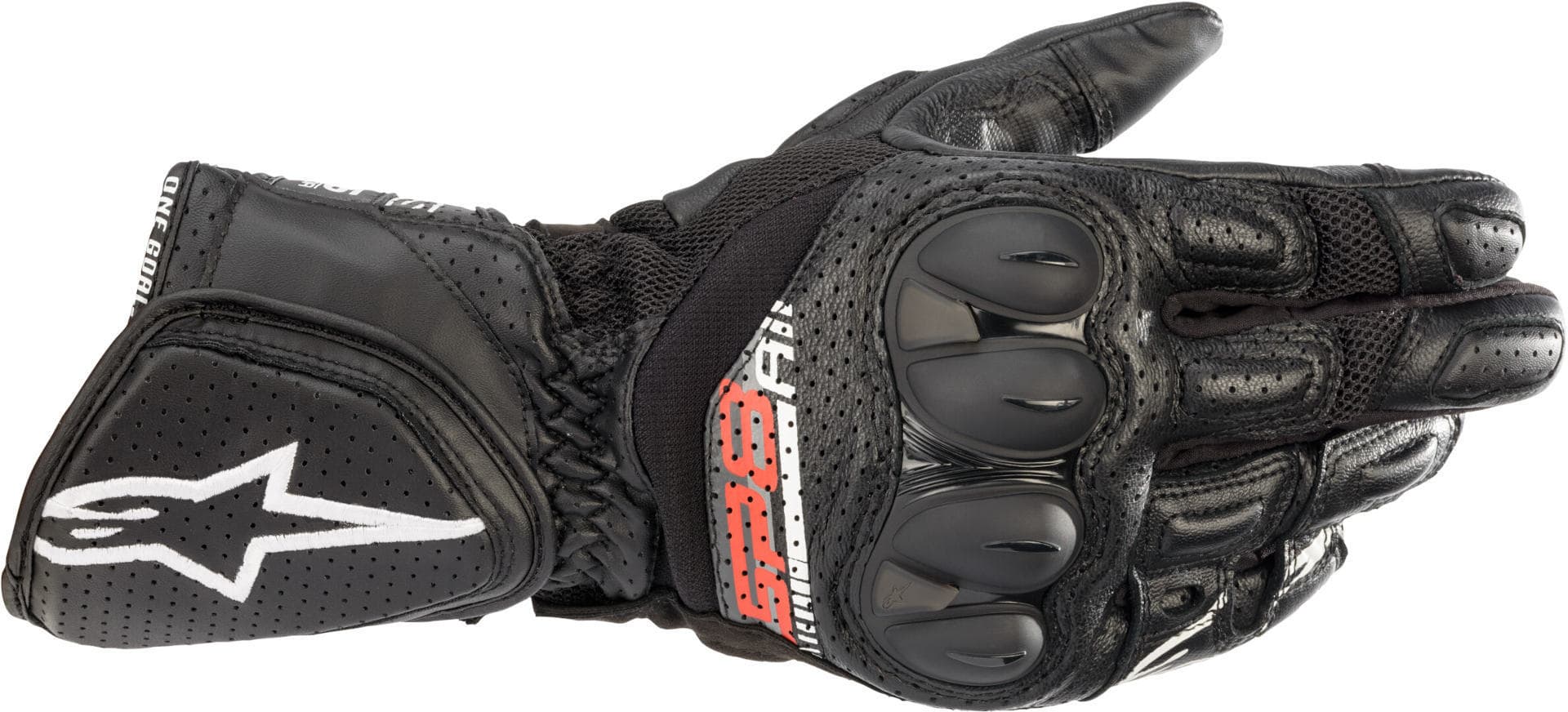 Alpinestars SP-8 Air De Handschoenen van de motorfiets, zwart, afmeting S voor man
