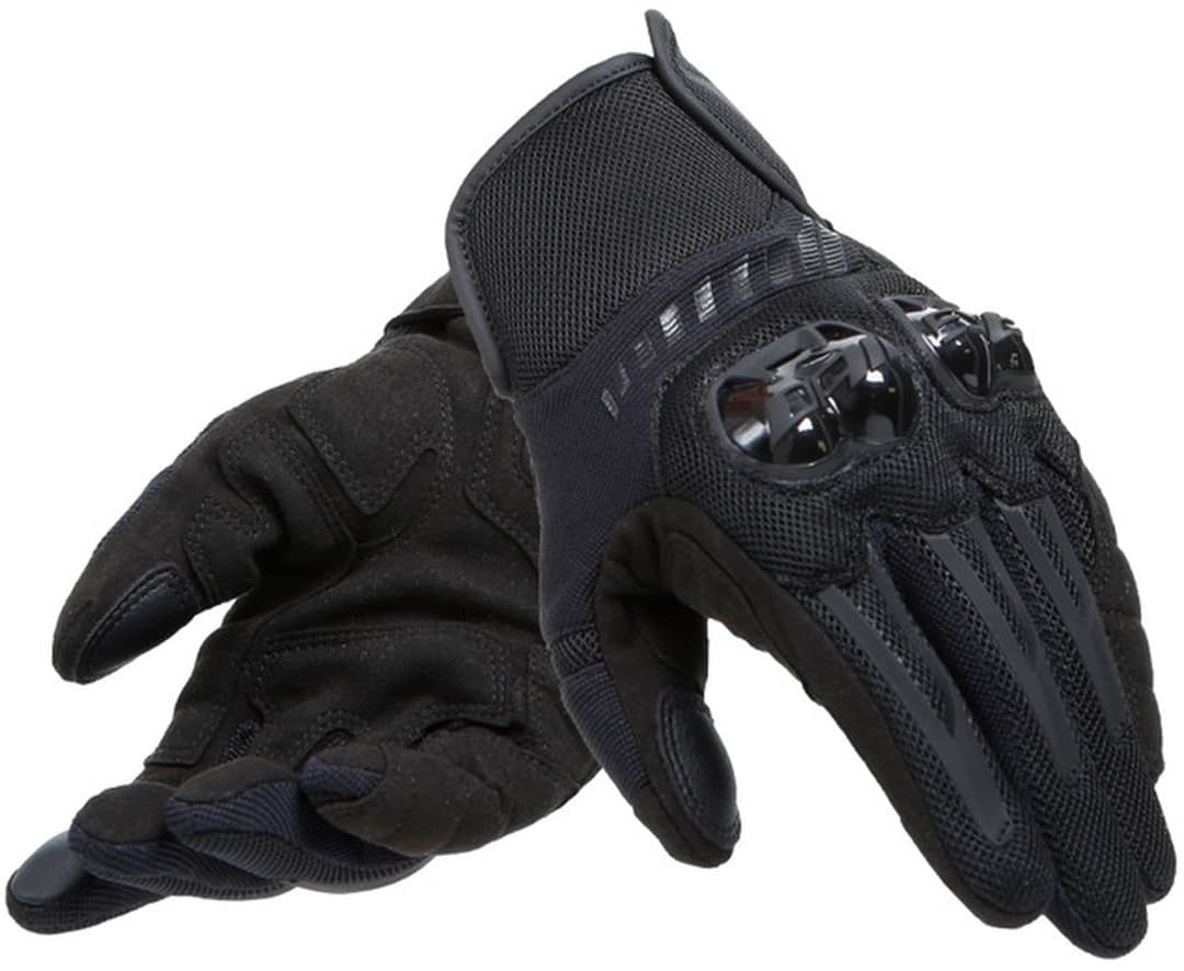 Dainese Mig 3 Air Tex Motorfiets handschoenen, zwart, afmeting XL voor man