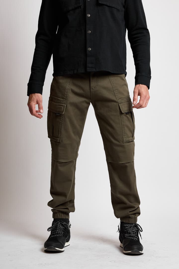 Ixon Joker Motorfiets Jeans, groen-bruin, afmeting 29 voor man