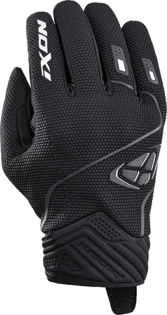 Ixon Hurricane 2 Motorfiets handschoenen, zwart-wit, afmeting 3XL voor man