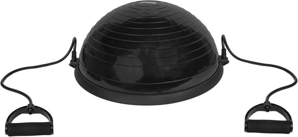 VirtuFit Balanstrainer Pro - Balansbal - met Fitness Elastieken en Pomp - Zwart