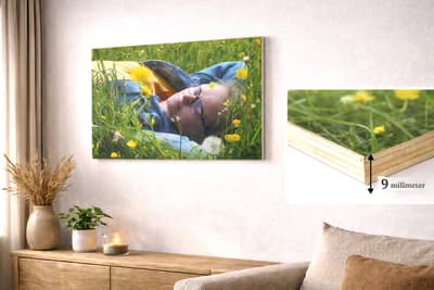 Foto op multiplex 30x40 cm