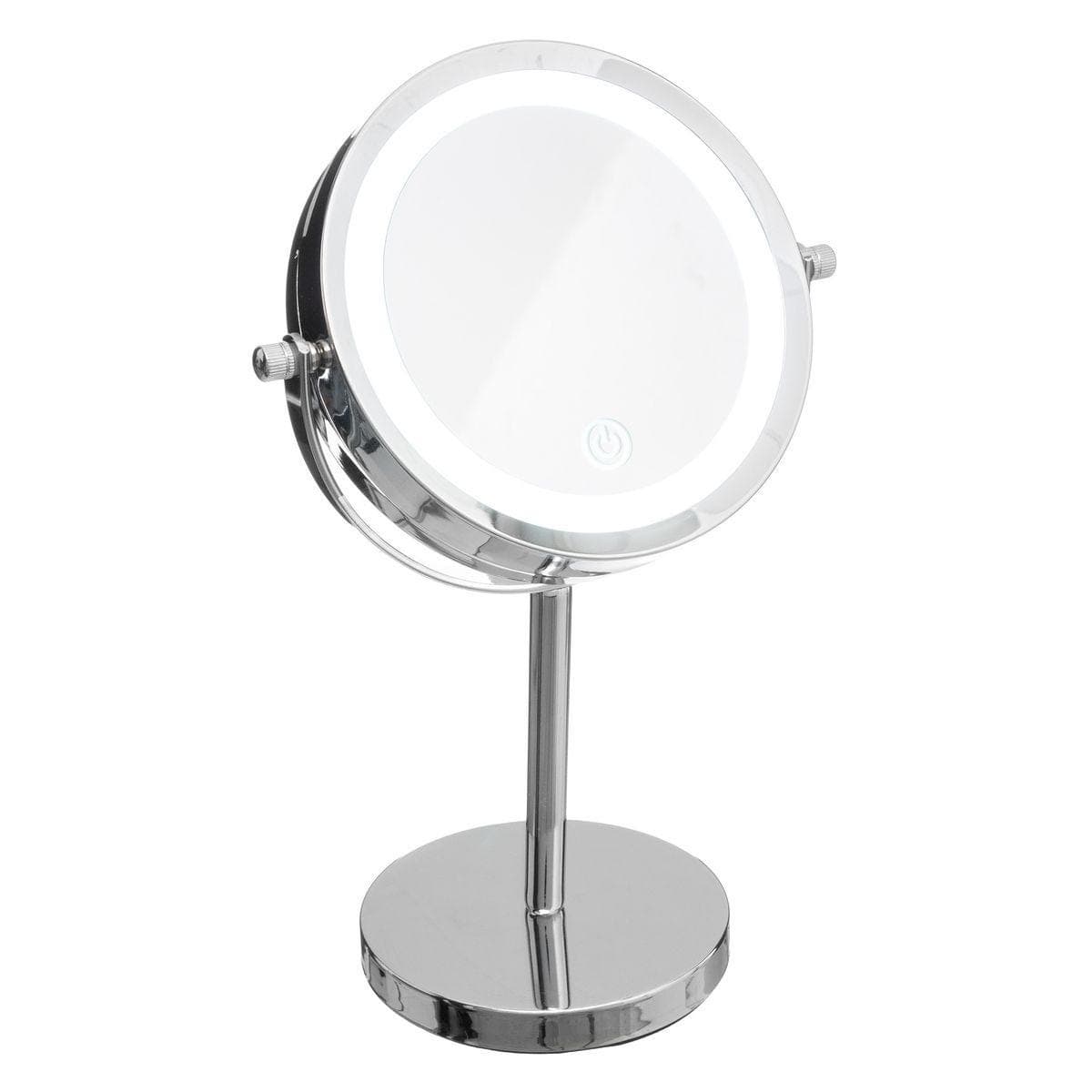 Make-up spiegel/scheerspiegel - met LED verlichting - op voet -