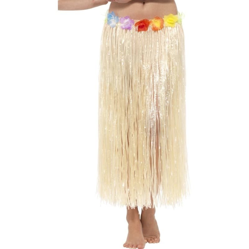 Smiffy's Hawaii verkleed rok - lang - dames - rieten hula rokje One size -
