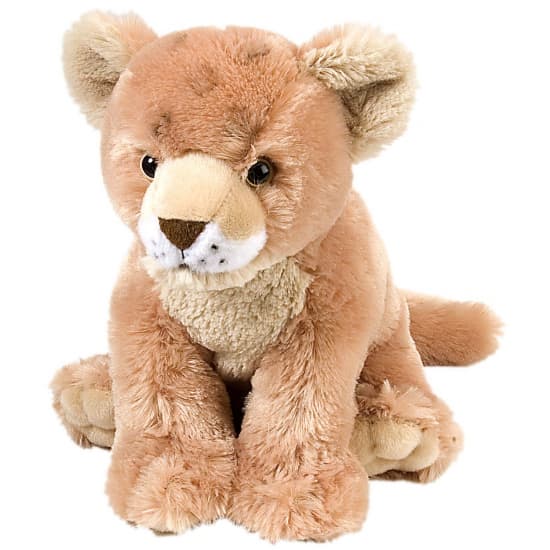 Wild Republic Leeuwen welpje knuffel - beige - 30 cm - pluche -