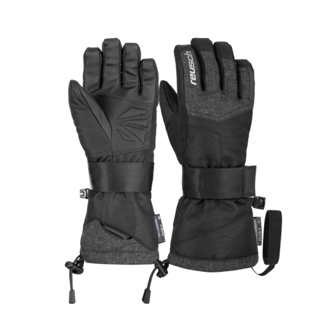 Reusch Base Plate Junior Ski- En Snowboardhandschoenen Zwart Dessin 4