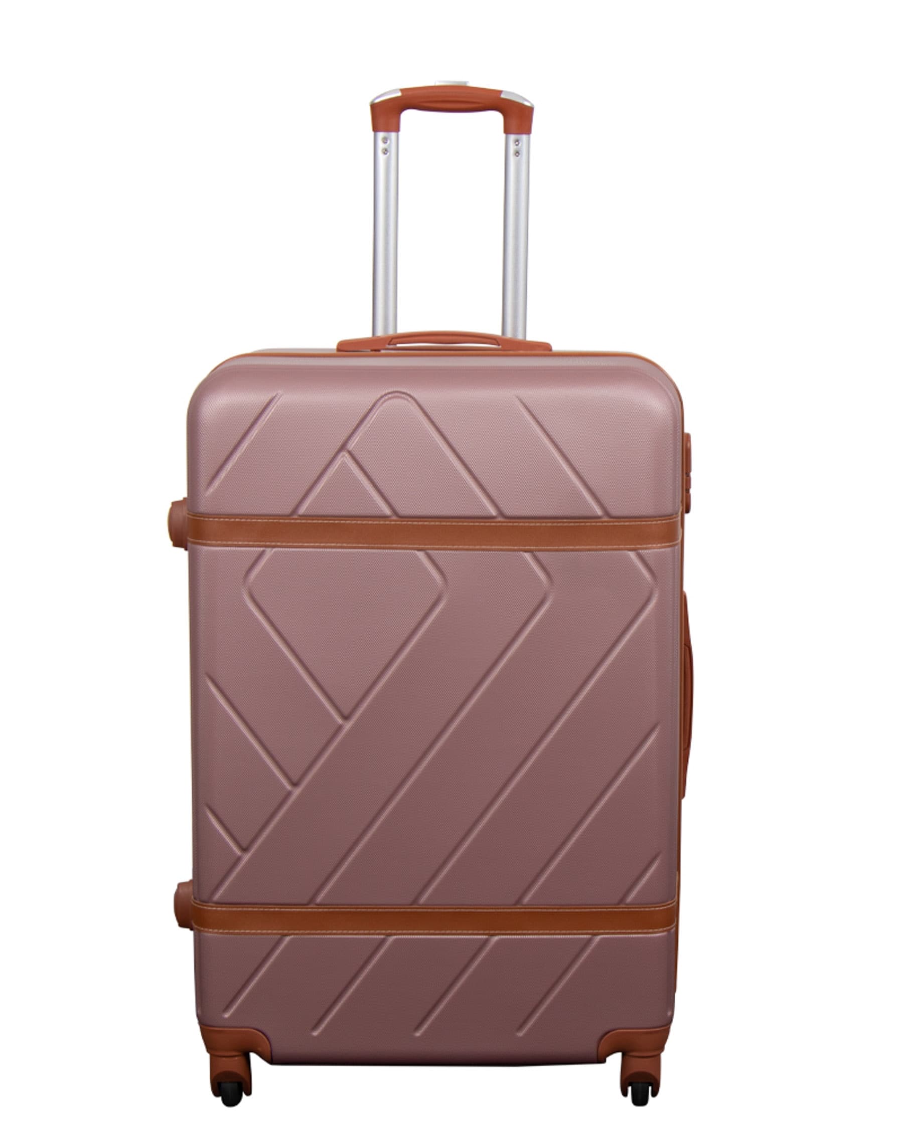 Grote koffer - Retro roze - Hardcase koffer - Slimme reiskoffer