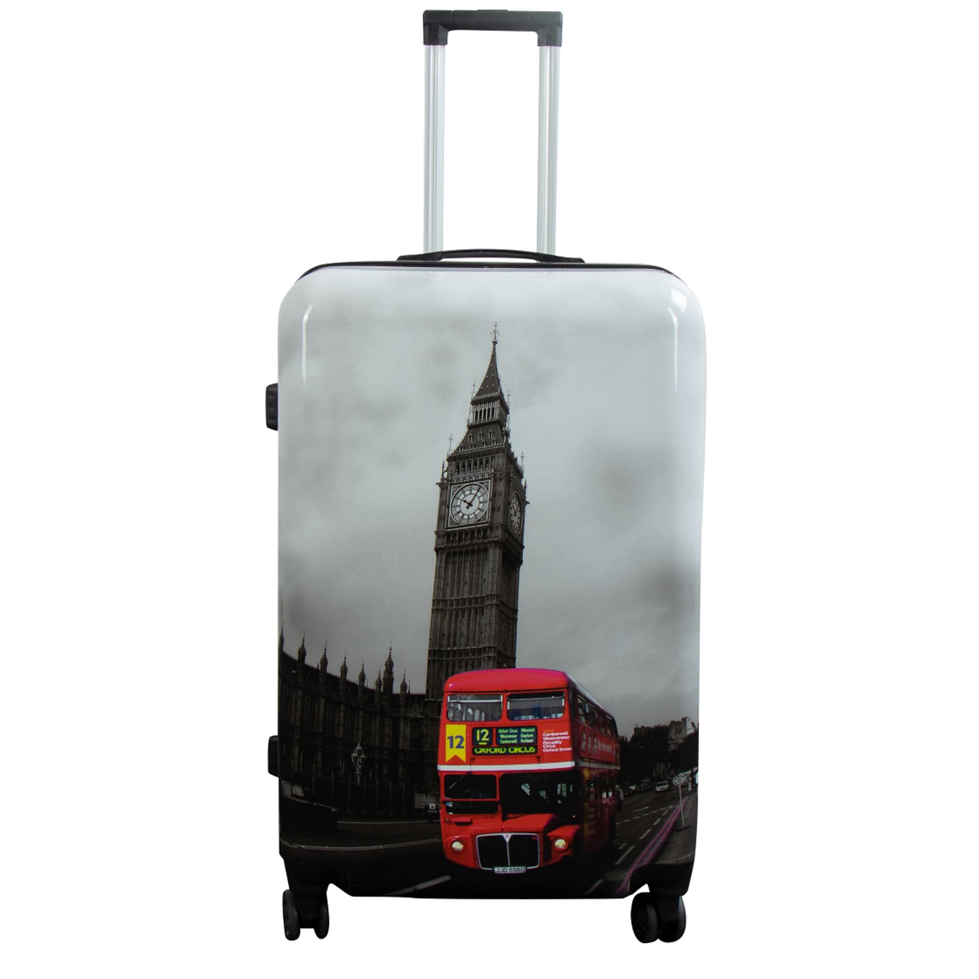 Grote koffer - Hardcase koffer met motief - Big Ben - Exclusieve lichtgewicht koffer