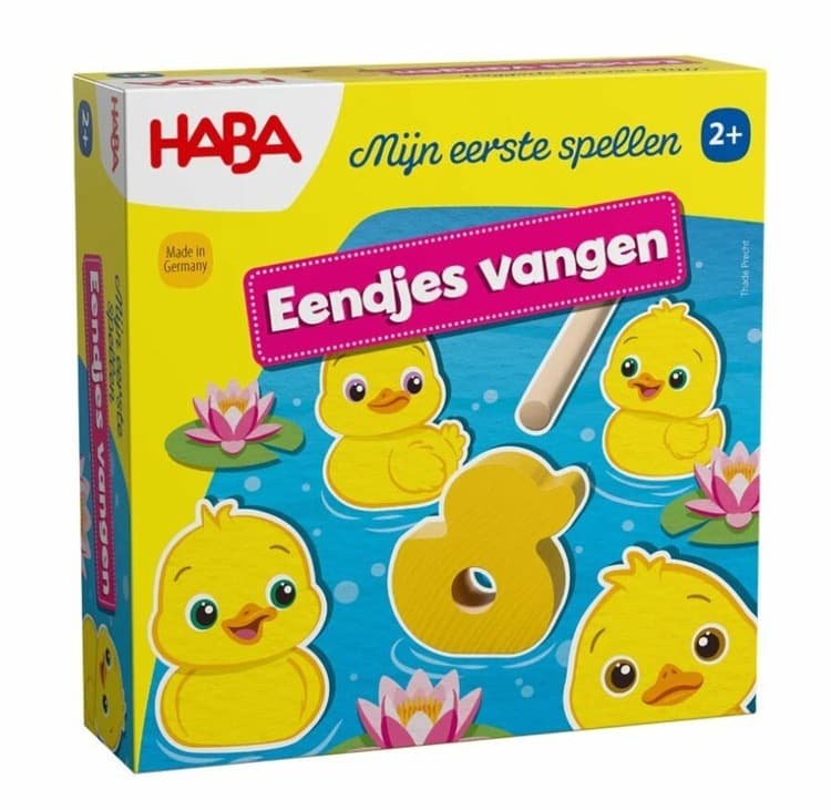 Eendjes Vangen - Mijn eerste spellen - HABA Behendigheidsspel|Bordspel