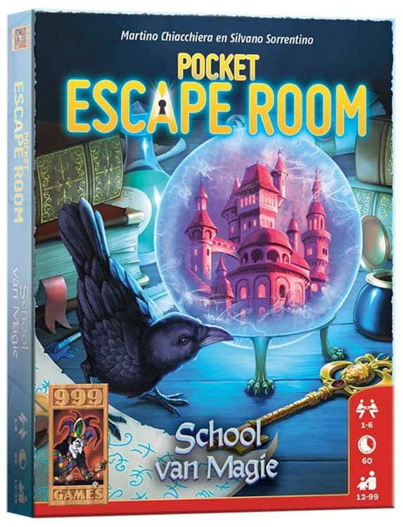 Pocket Escape Room: School van Magie - 999 Games Kaartspel|Coöperatief