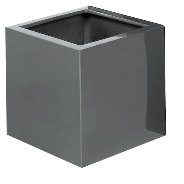 El Salvador shiny grey H30 x B30 x D30 cm