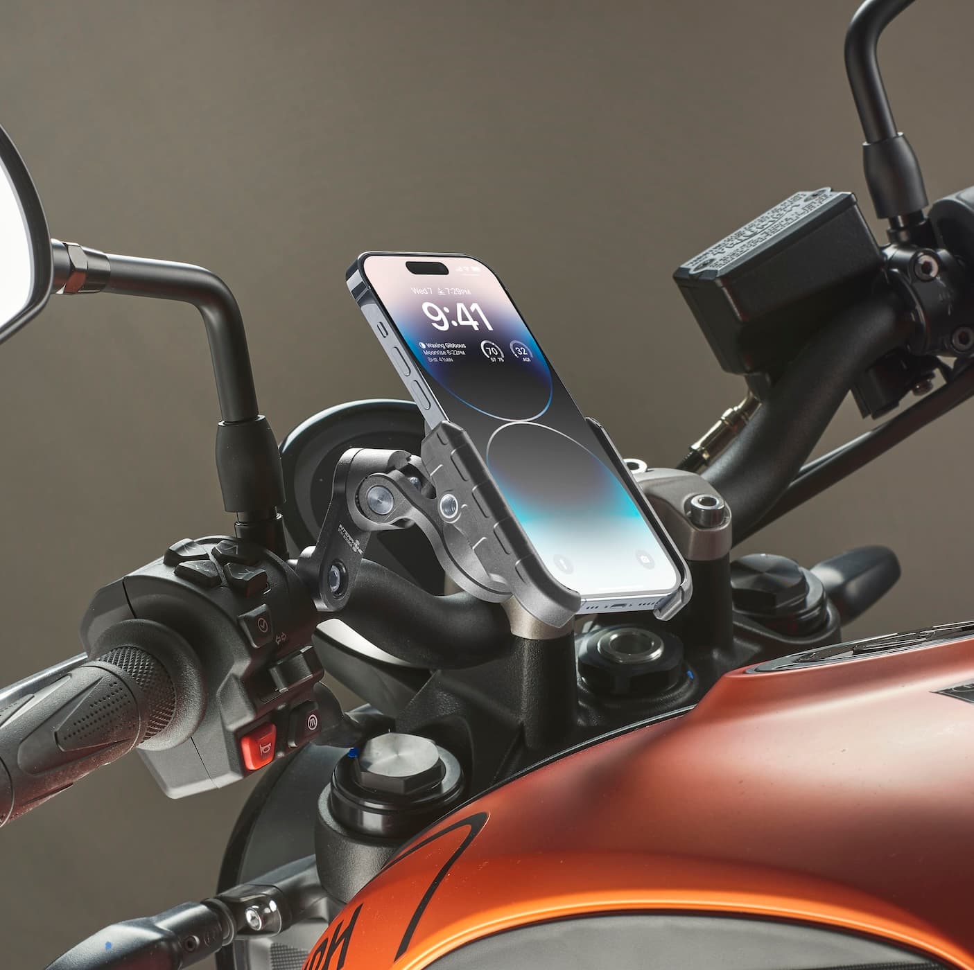 Quiklox Crab met Handlebar Mount Interphone