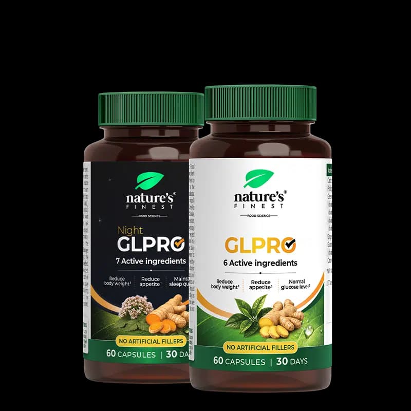 Nature's Finest GLPRO Day & Night Bundle | 24-uurs gewichtsbeheersing systeem | overdag eetlustondersteuning + nacht slaapformule