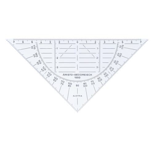 Aristo geodriehoek 14 cm flexibel onbreekbaar
