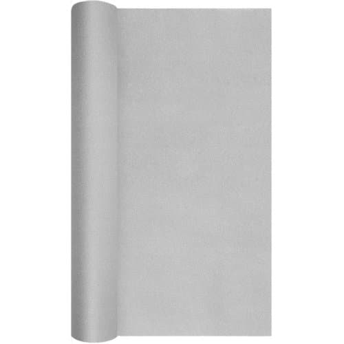Home fashion kerst tafelloper zilver, formaat 490 x 40 cm