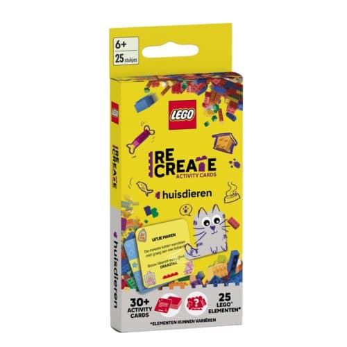 Lego Recreate Activity Cards: Huisdieren - Lego Recreate Activity Cards